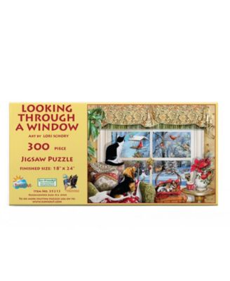 Looking Through a Window 300 piece Jigsaw Puzzle for Adults Christmas