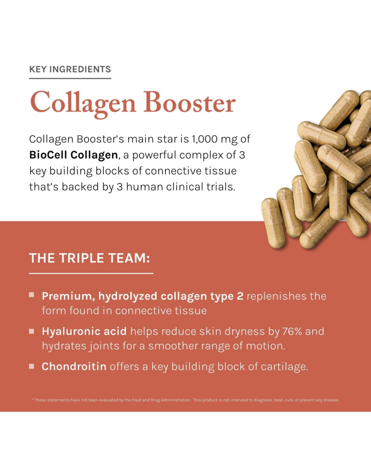 Reserveage, Collagen Booster, Skin and Joint Supplement, Supports Healthy Collagen Production, 120 Capsules (60 Servings)
