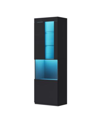 LED Storage Cabinet with Acrylic Door