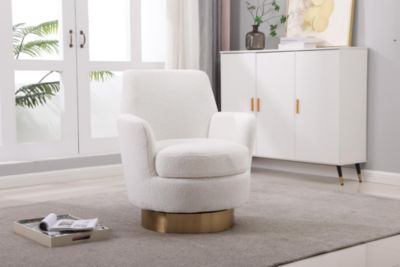 Cozy and Versatile Swivel Chair with Spacious Seating