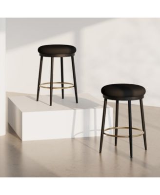  Modern Counter Stools, Set of 2 (24.75