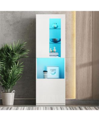 LED Storage Cabinet with Acrylic Door