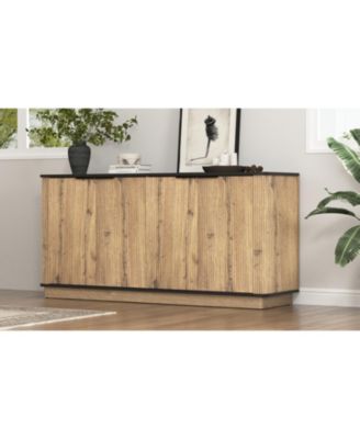 MDF Sideboard TV & Tableware Storage (55" x 15.7" x 29.6")
