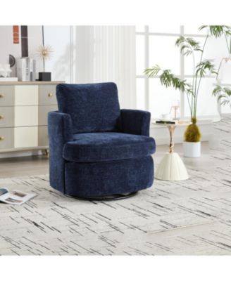 360 Swivel Chenille Chair- Comfortable, Breathable, & Easy Assembly
