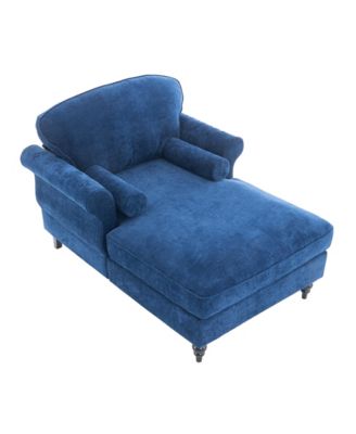Oversized Chenille Chaise Lounge Sofa Bed - 5 Colors