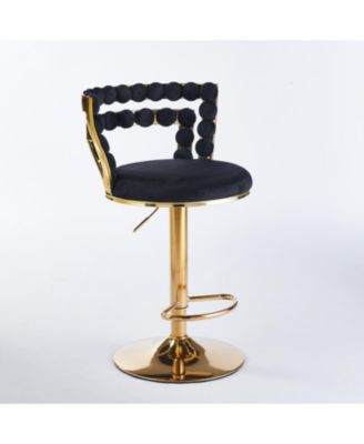 Velvet Bar Chairs (Set of 2)