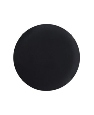 Modern Counter Stools (4), 24.75", Black w/Iron Frame, Cushions