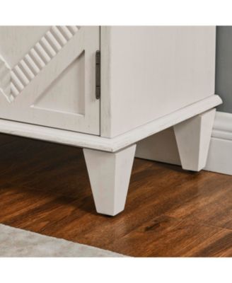 Retro Wooden Sideboard Buffet Cabinet - Antique White