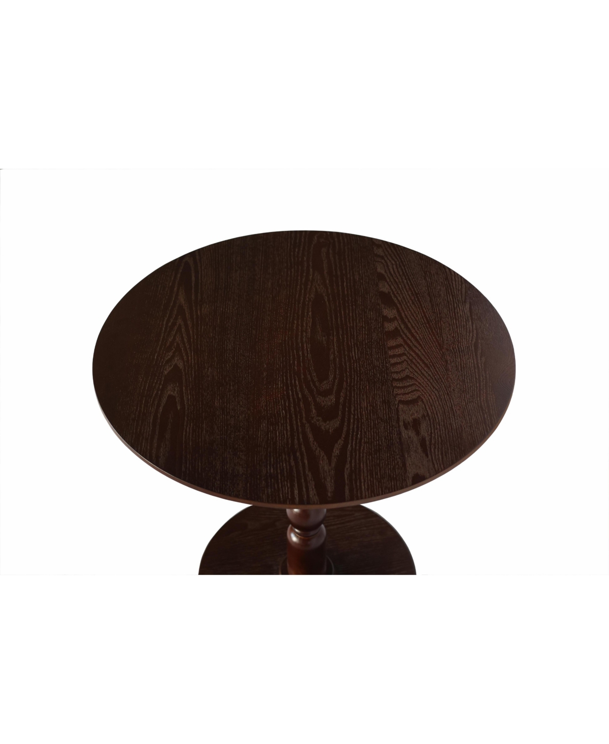 Streamdale Furniture 23" Walnut Brown Round Accent Table