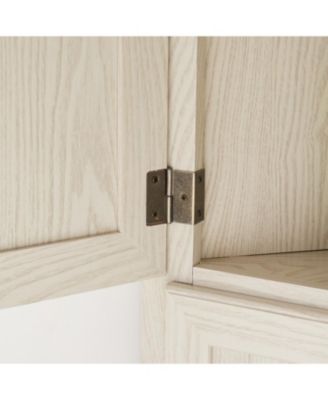 4-Tier Corner Pantry Cabinet with Doors & Shelves