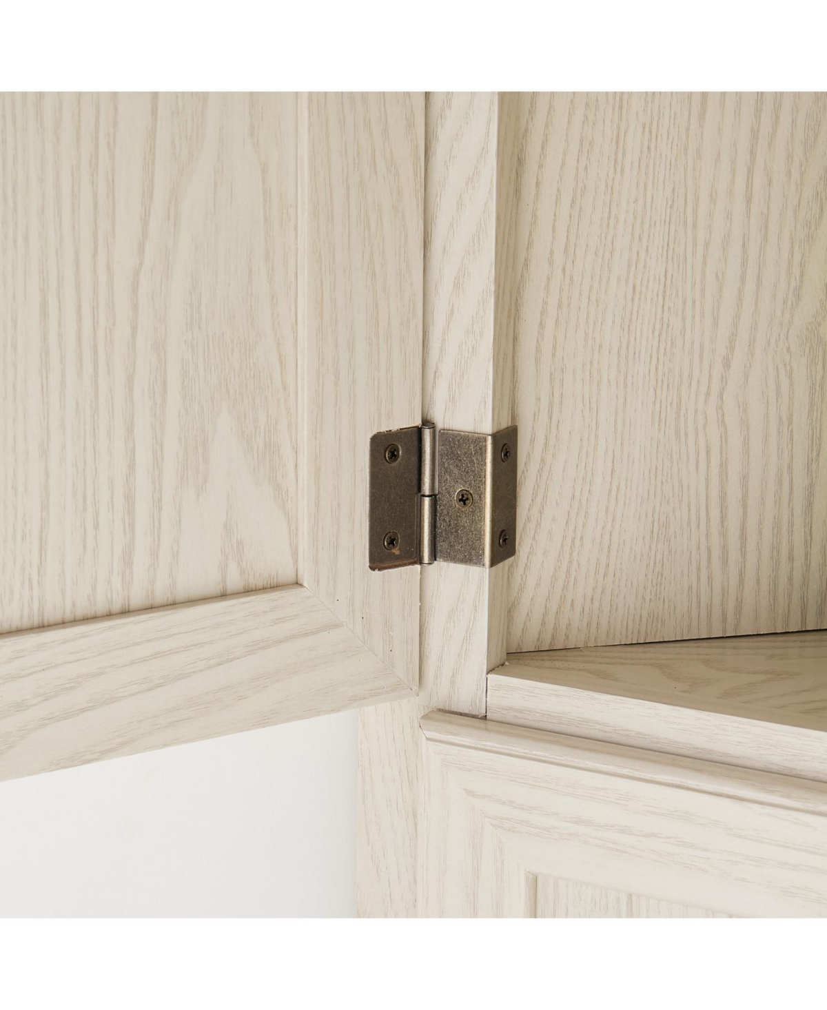 Streamdale Furniture 4-Tier Corner Pantry Cabinet with Doors & Shelves