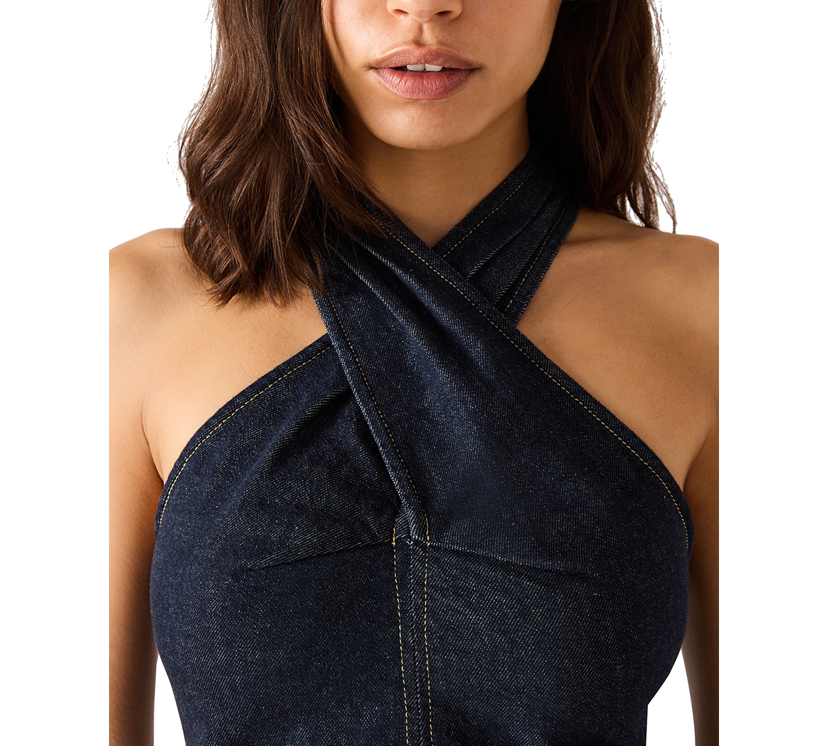 Steve Madden Women's Roan Halter Neck Tank Top