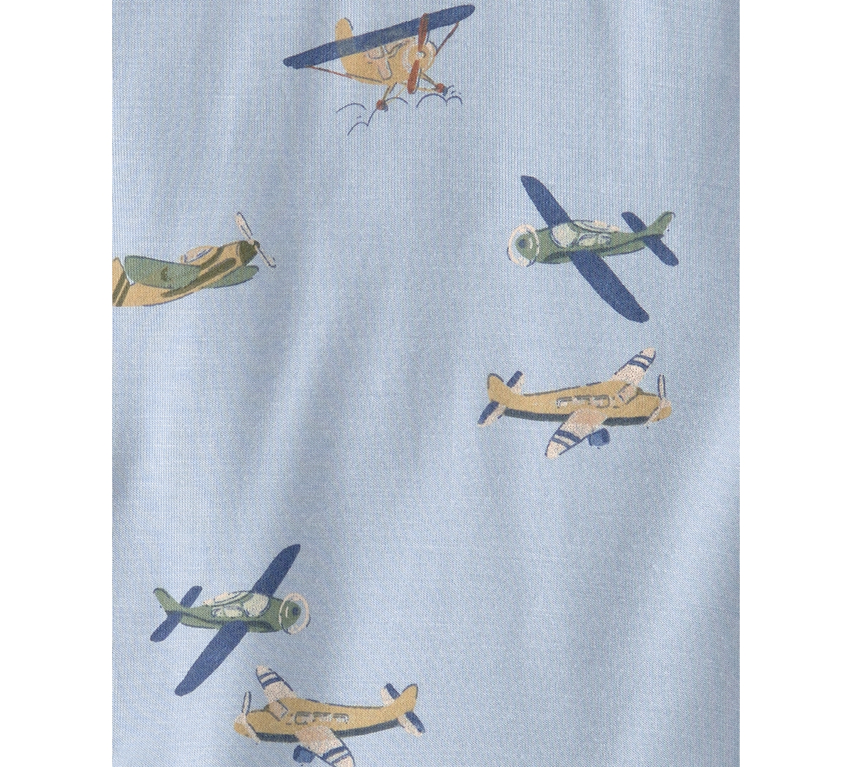 Carter's Baby Boys' Plane Print Round Neck Bodysuits, 2-Pack