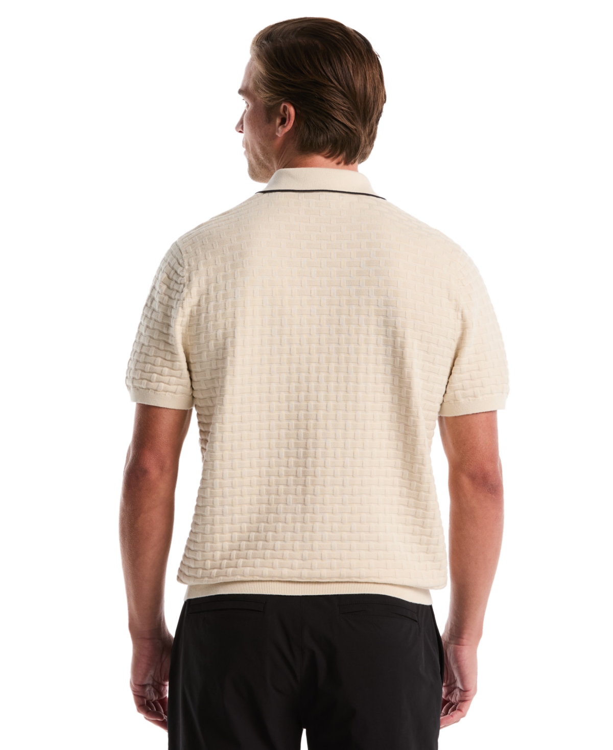 Original Penguin Men's Links Stitch Slim-Fit Polo Sweater