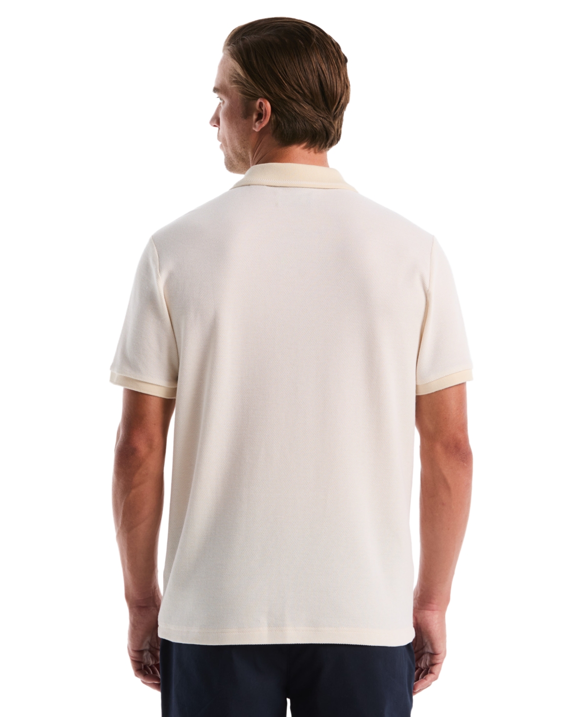 Original Penguin Men's Jacquard Honeycomb Pull-On Polo Shirt