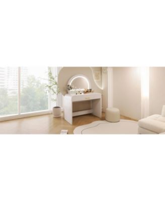 Streamdale 39" Lighted Mirror Vanity Table with Drawer