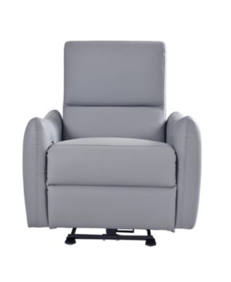 Power Recliner, Wall Hugging, Zero Wall, Electric, Blue-gray