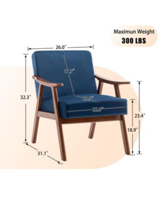 Mid-Century Modern Velvet Accent Armchair Style, Comfort, and Durability