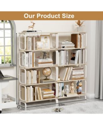 Industrial Bookshelf, Open 5-Tier