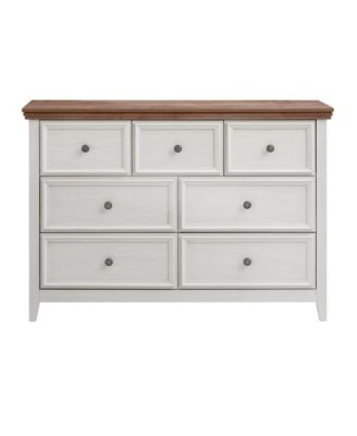 Streamdale Modern 7-Drawer Dresser, Cabinet for Living Room in Beige