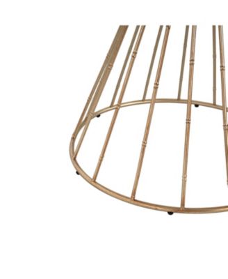 Retro Hollow Side Table - No Assembly