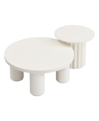 Round Coffee Table Set of 2