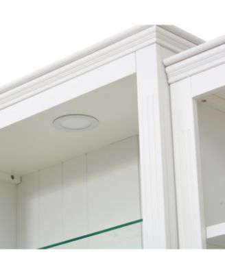 78.75" LED Bookcase Display Cabinet