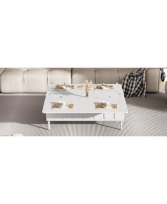 Streamdale Lift-Top Coffee Table w/ Drawers & Hidden Storage