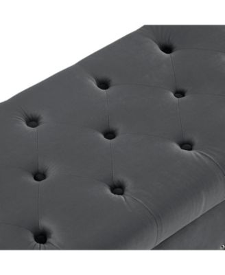  Tufted Bench with Storage