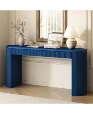 Pine Veneer Console Table