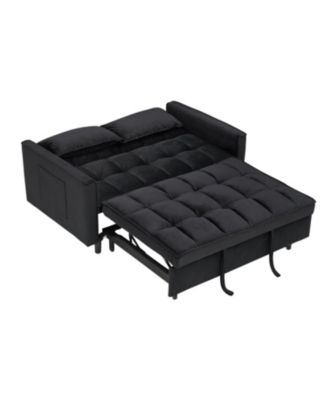 Streamdale Modern Velvet Sleeper Sofa with Pillows & Pockets