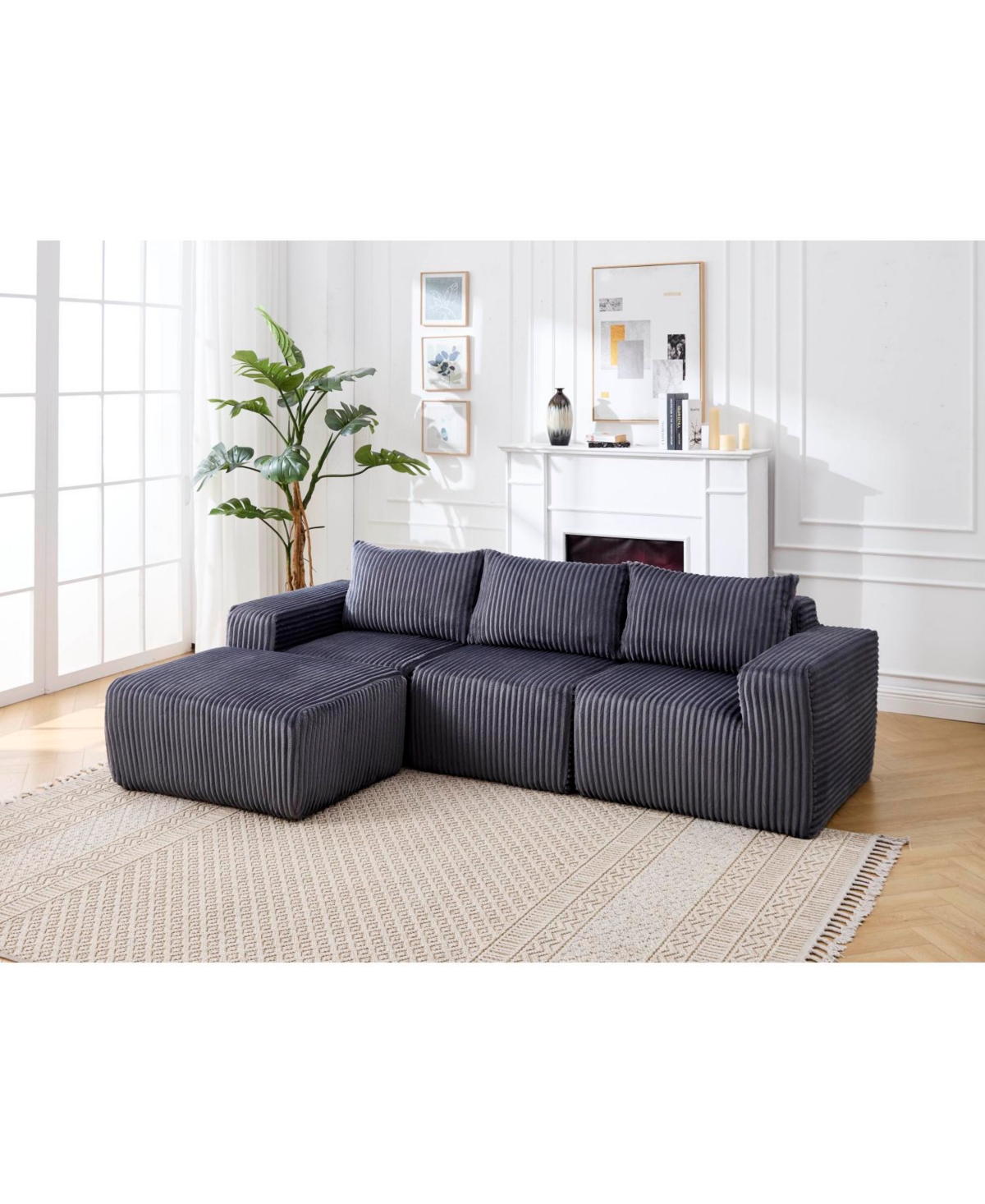 Streamdale Furniture Modern Minimalist Modular Sectional Sofa