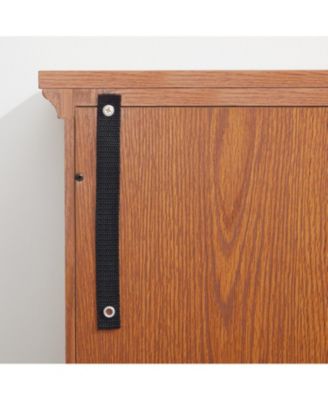 + 1 Pc. + Wood (Dark Oak) + LED Lighting + Curio Cabinet