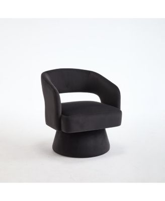  Velvet Swivel Accent Chair