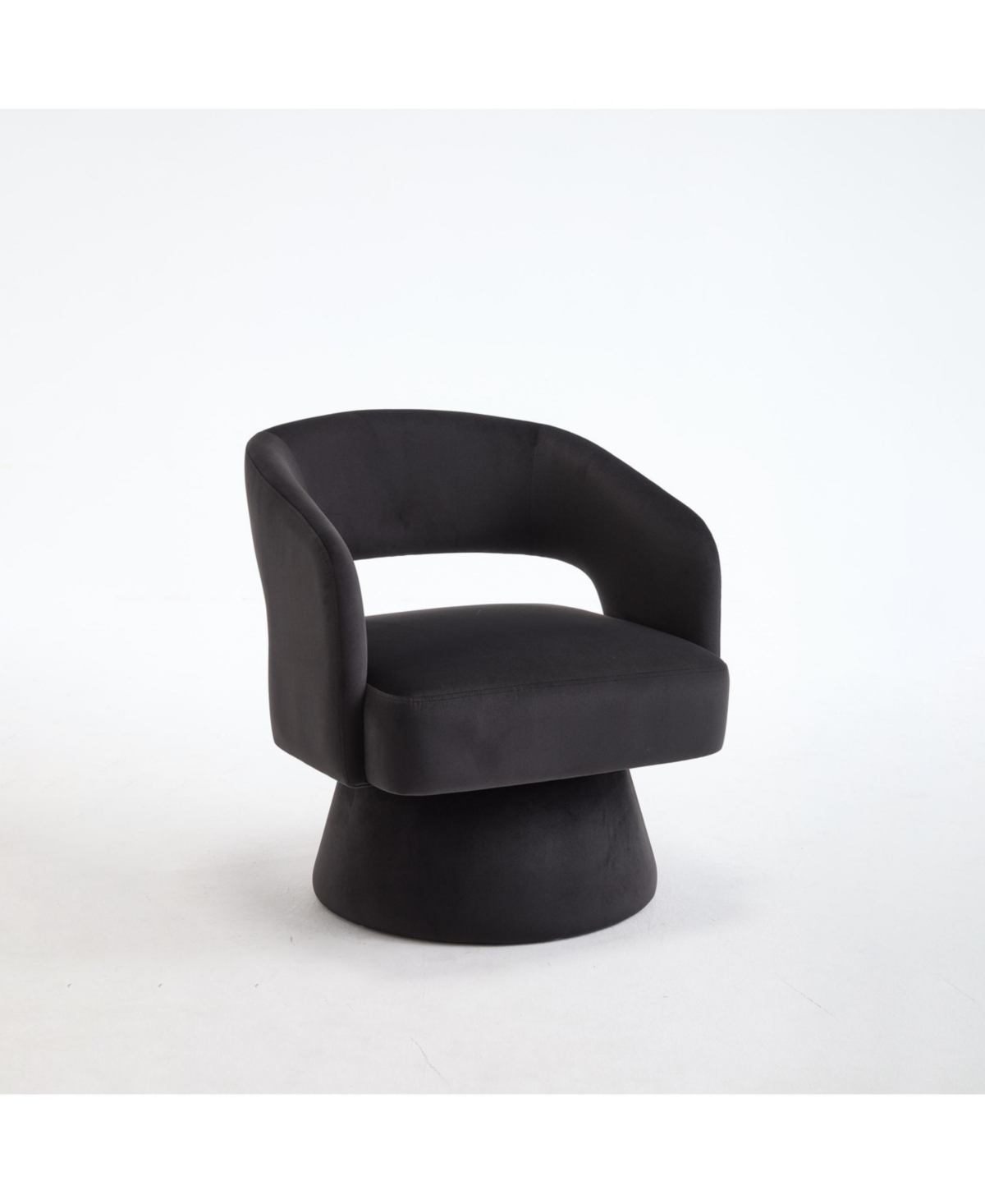 Streamdale Furniture Velvet Swivel Accent Chair