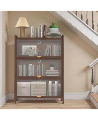 44" Metal 3-Door Cabinet