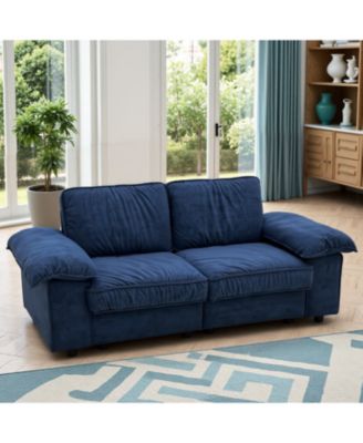 Modern Storage Loveseat Sofa - Small Space Living