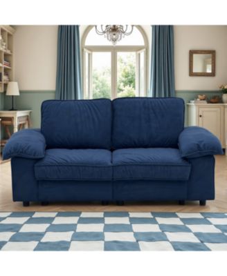 Modern Storage Loveseat Sofa - Small Space Living