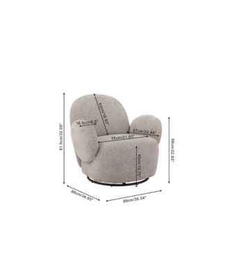  Accent chair for Living room With Swivel Function