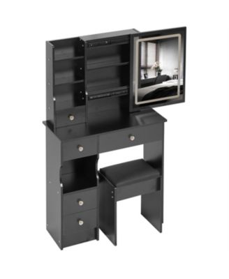 Streamdale Compact Vanity Set Touchscreen LED Mirror, Adjustable Lighting