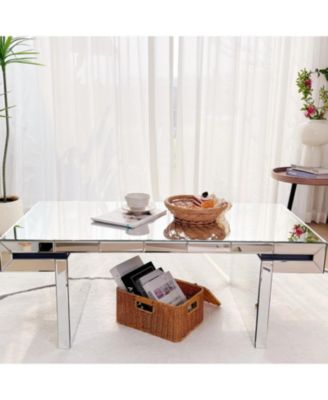 Luxury Fluted Glass Coffee Table