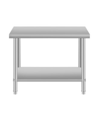 Stainless Steel Kitchen Prep Table w/ Under Shelf