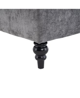 Oversized Chenille Chaise Lounge Sofa Bed