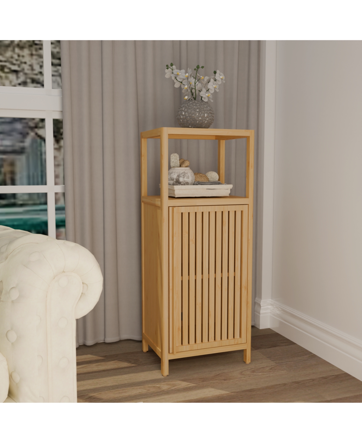 Streamdale Furniture Streamdale 41 inch multi-scene use large capacity single door locker with one shelf