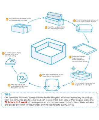 Modular U-Shaped Chenille Sectional Sofa with Ottomans
