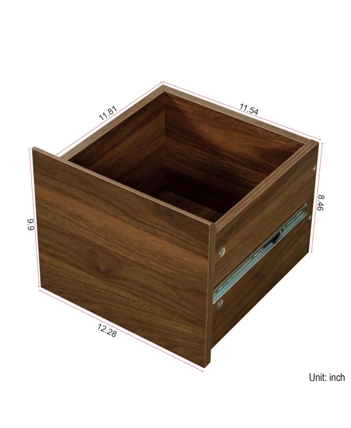 Streamdale Furniture Small Kitchen Sideboard with Glass Doors & Drawers