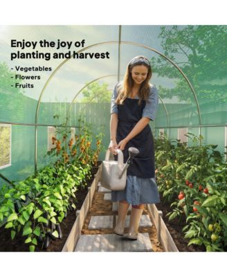 Hoop House house with Support Rods, Walk-in house,