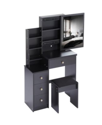 Streamdale Compact Left-Facing Vanity with Storage