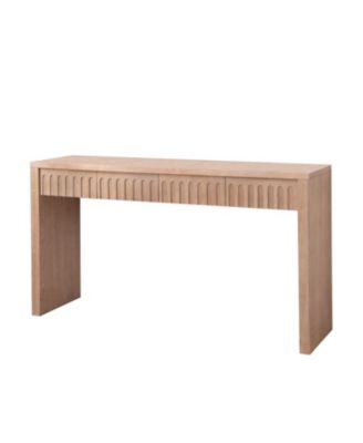Streamdale Modern Console Table - 59.2" Natural Wood