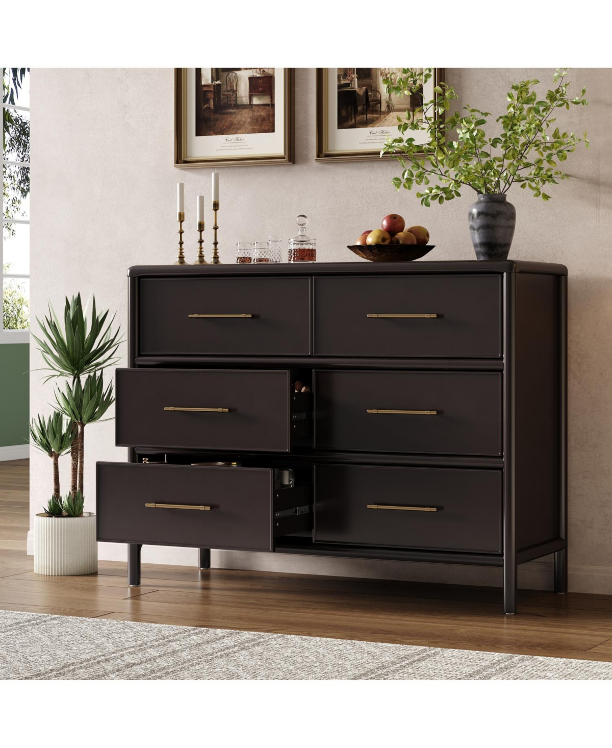 Streamdale Furniture 6-Drawer Storage Cabinet - Living/Dining Room